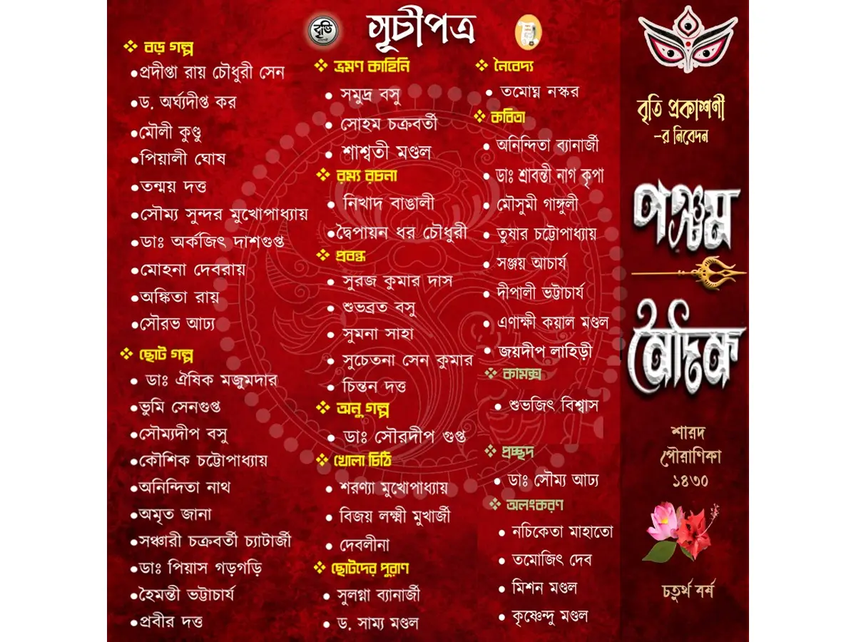 Pancham Boidyik Sharod Pouranik 1430 - Image 2
